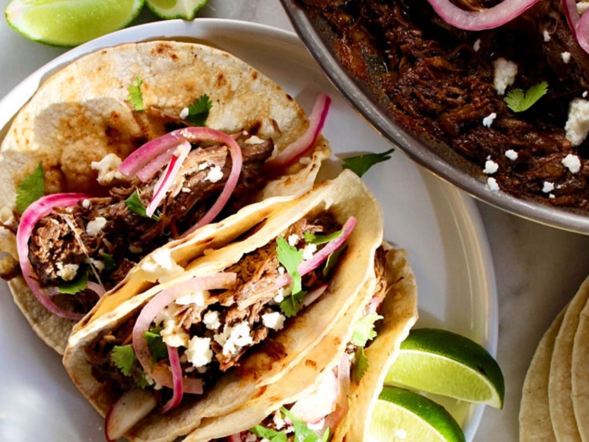 Taco Bar Featuring Barbacoa